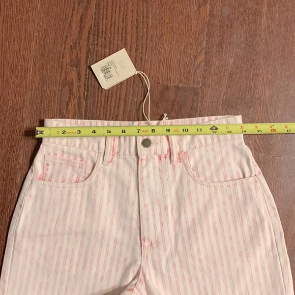 Faherty NWT TOPSAIL pink railroad stripe shorts size 25 - Picture 7 of 8